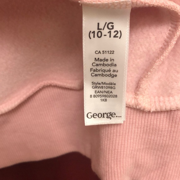 Pink ZipUp 🦄 Hoodie JrGirls Large 10/12 - Picture 4 of 7